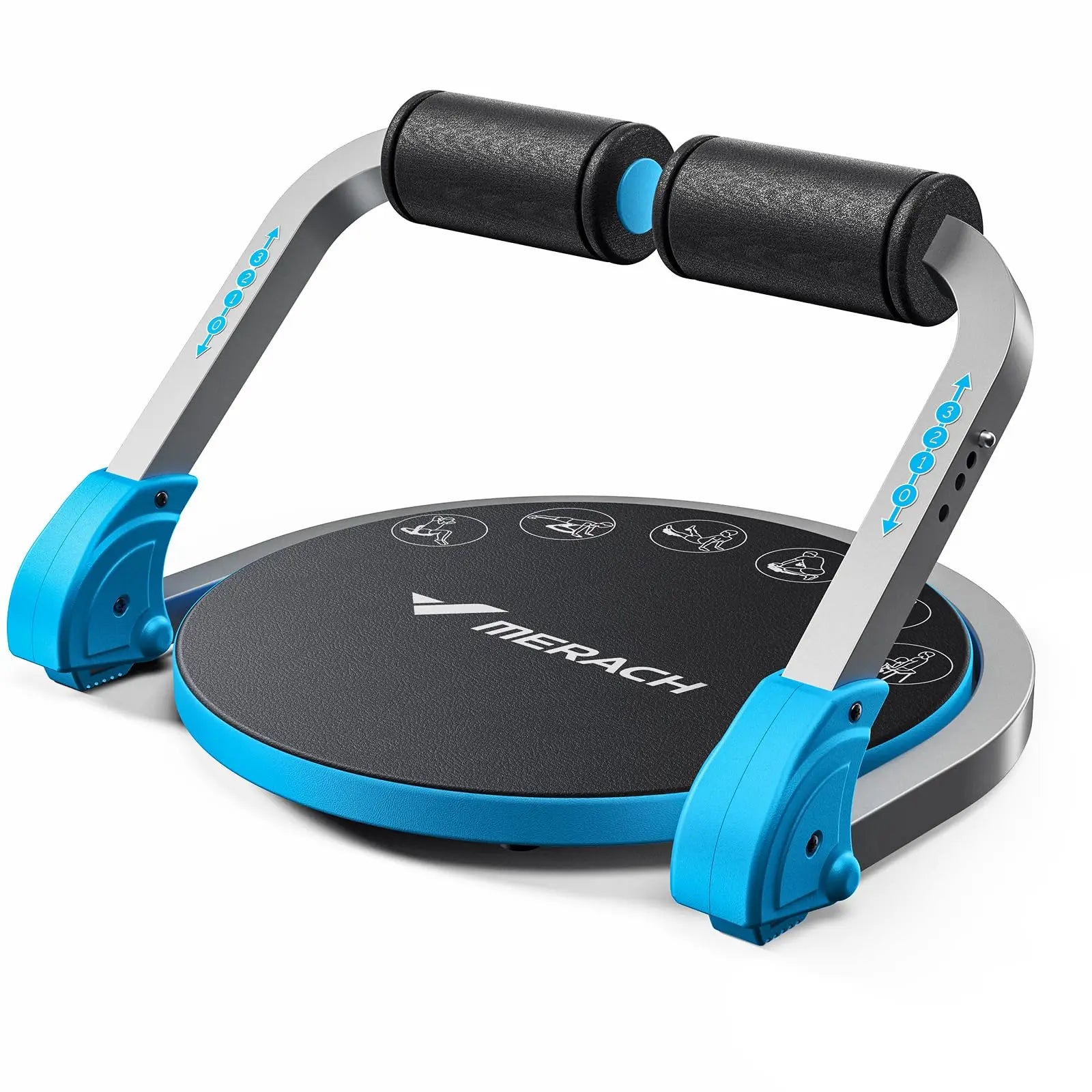 MERACH Adjustable Resistance Automatic Rebound Sit-Up Machine