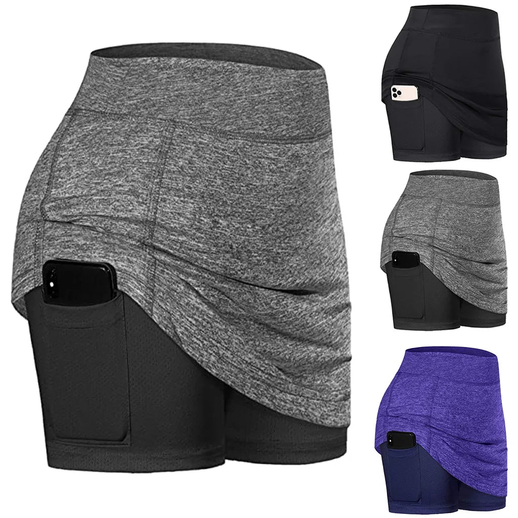 Women’s High Waist Tennis & Golf Skort with Pocket