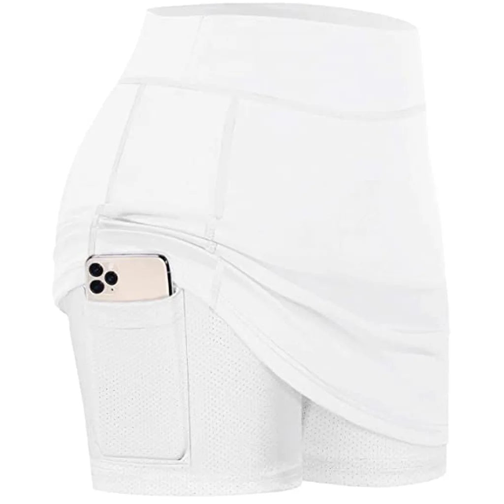 Women’s High Waist Tennis & Golf Skort with Pocket