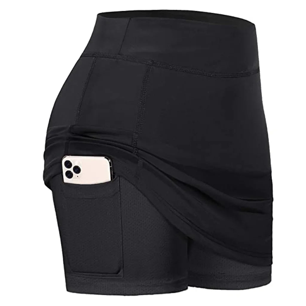 Women’s High Waist Tennis & Golf Skort with Pocket