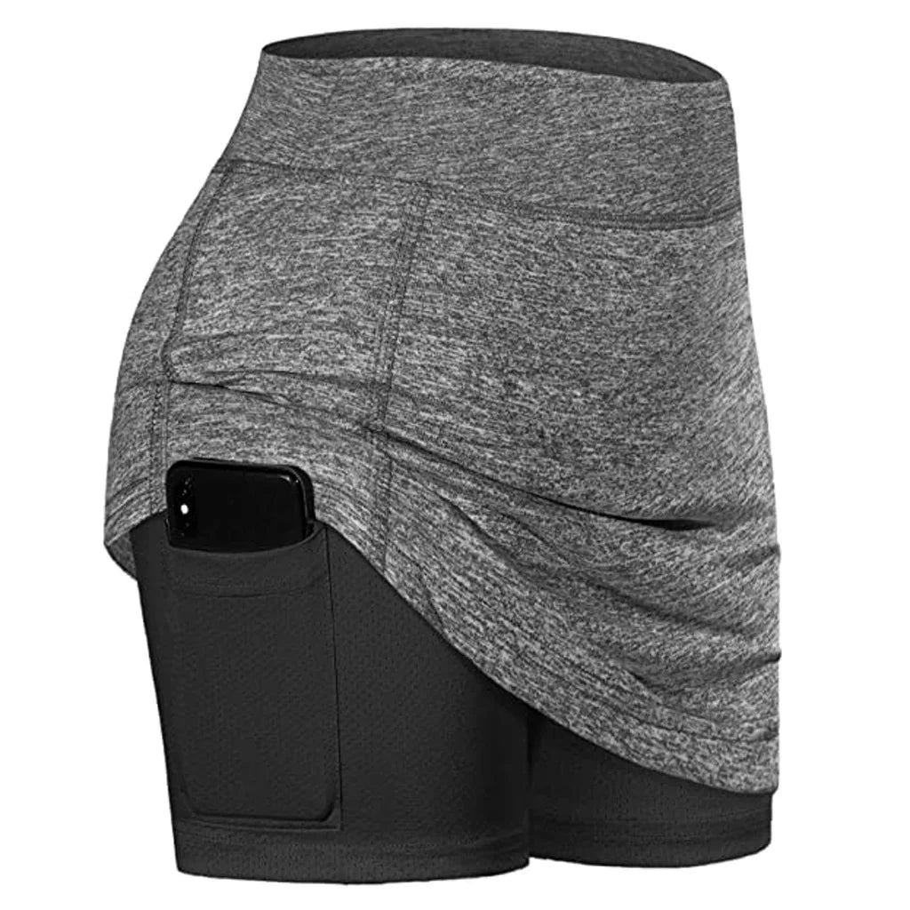 Women’s High Waist Tennis & Golf Skort with Pocket