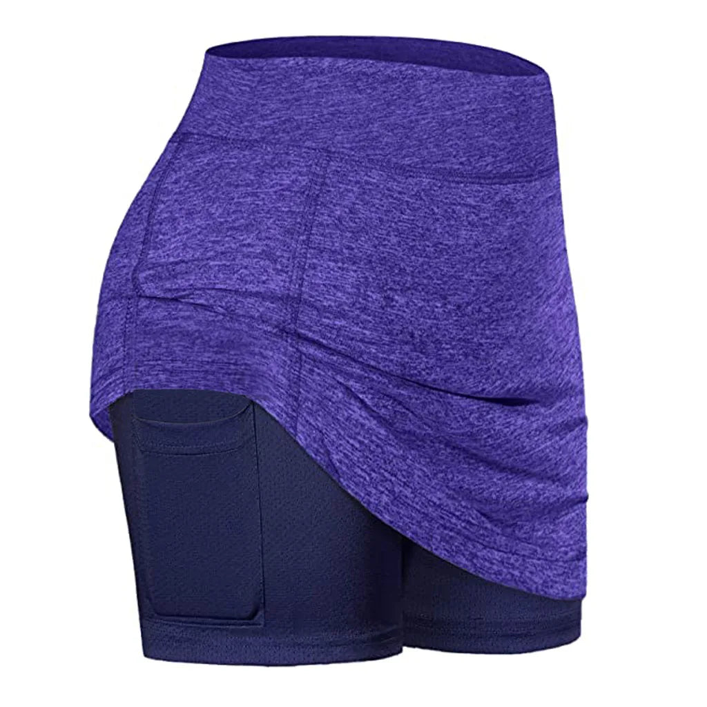 Women’s High Waist Tennis & Golf Skort with Pocket