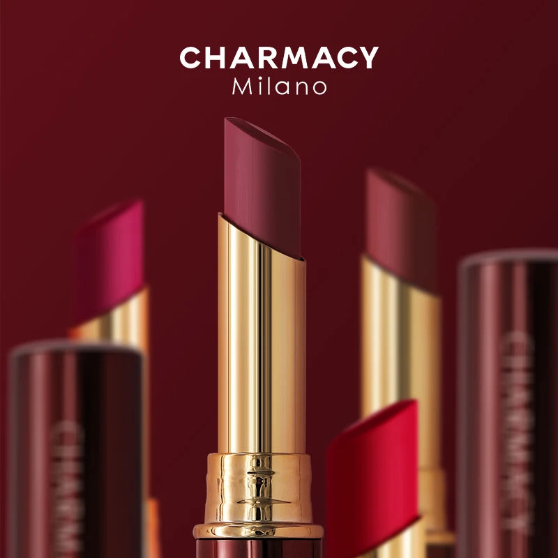 💄 CHARMACY 16 Colors Waterproof Velvet Lipstick – Long-Lasting Matte Finish