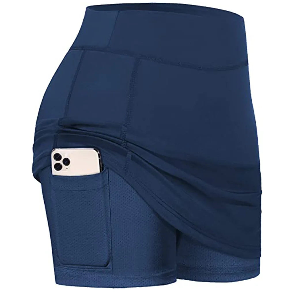 Women’s High Waist Tennis & Golf Skort with Pocket