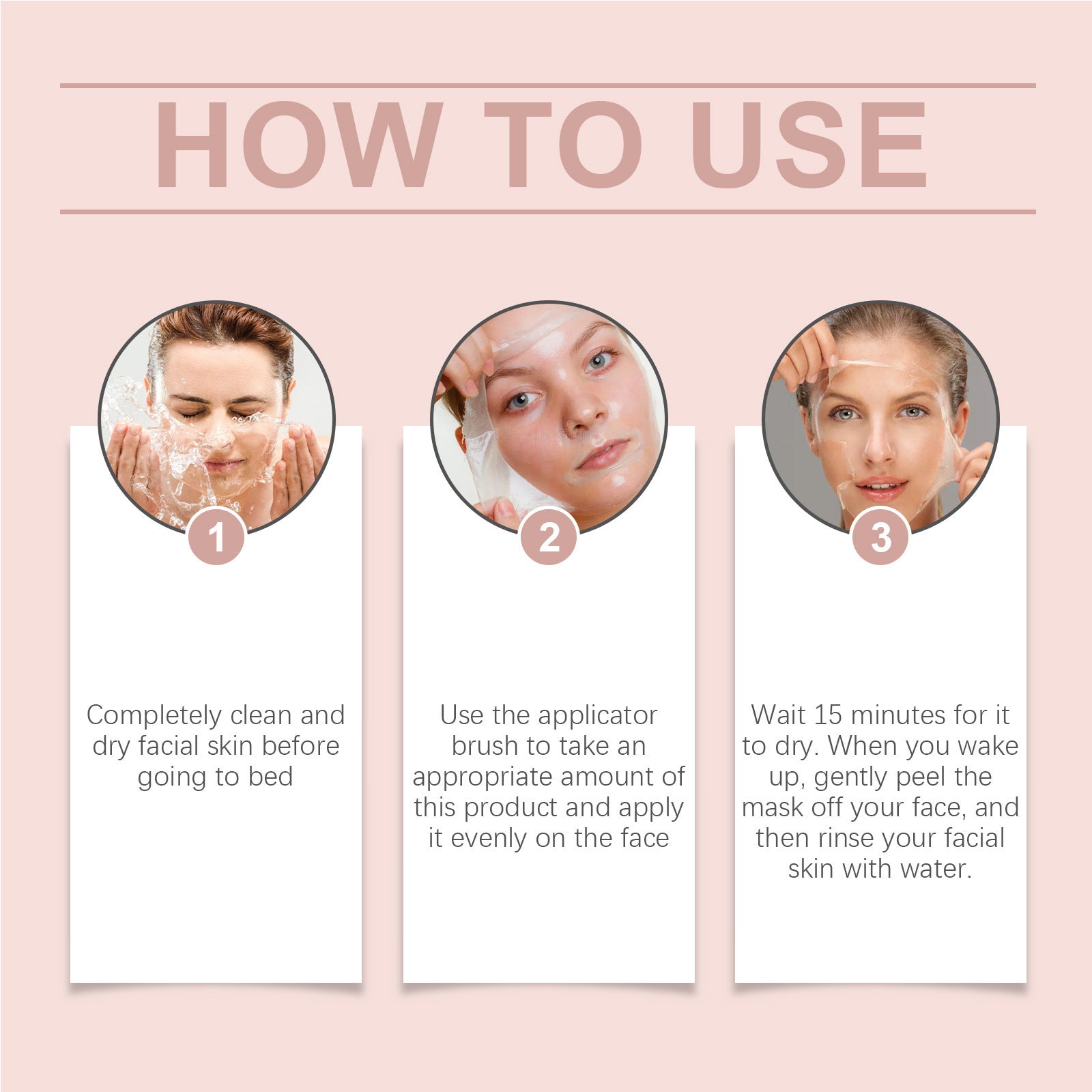 🌙 Collagen Overnight Wrapping Peel Off Facial Mask – Deep Hydration & Skin Renewal