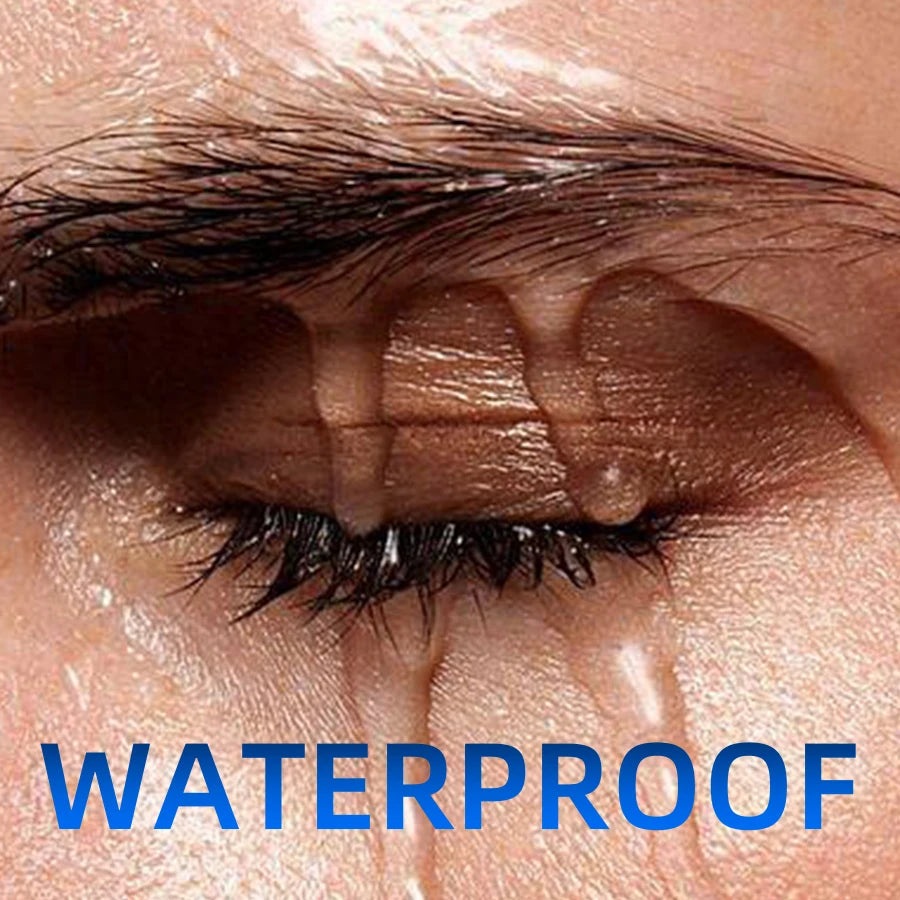 Black Waterproof Mascara – 4D Lengthening & Volumizing Effect