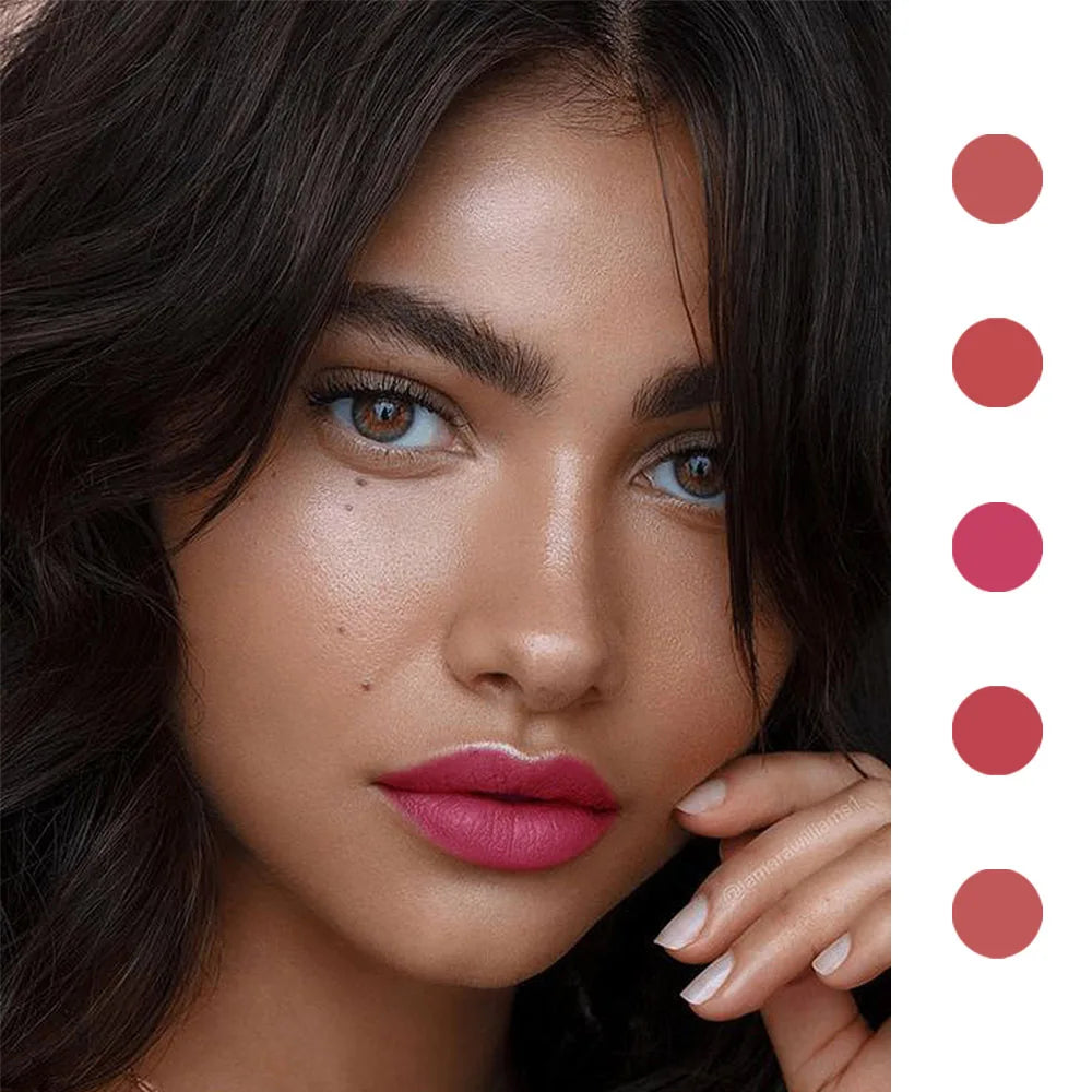💄 18 Colors Matte Velvet Lip Glaze – Waterproof, Long-Lasting Lip Color