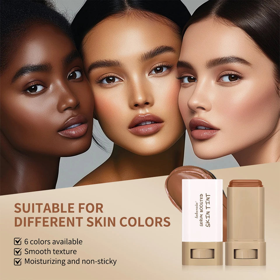 Serum-Boosted Stick Foundation – Smooth, Plump & Glow On the Go