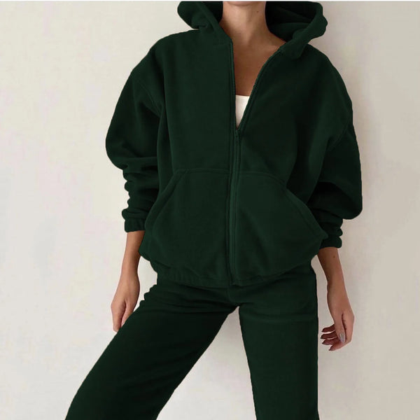 2pcs Women’s Loose Sports Casual Sweater & Pants Set