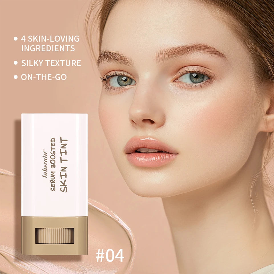 Serum-Boosted Stick Foundation – Smooth, Plump & Glow On the Go