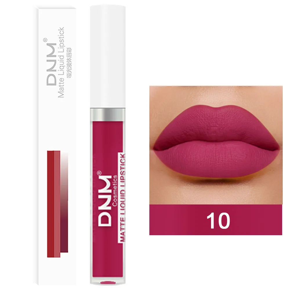 💄 18 Colors Matte Velvet Lip Glaze – Waterproof, Long-Lasting Lip Color