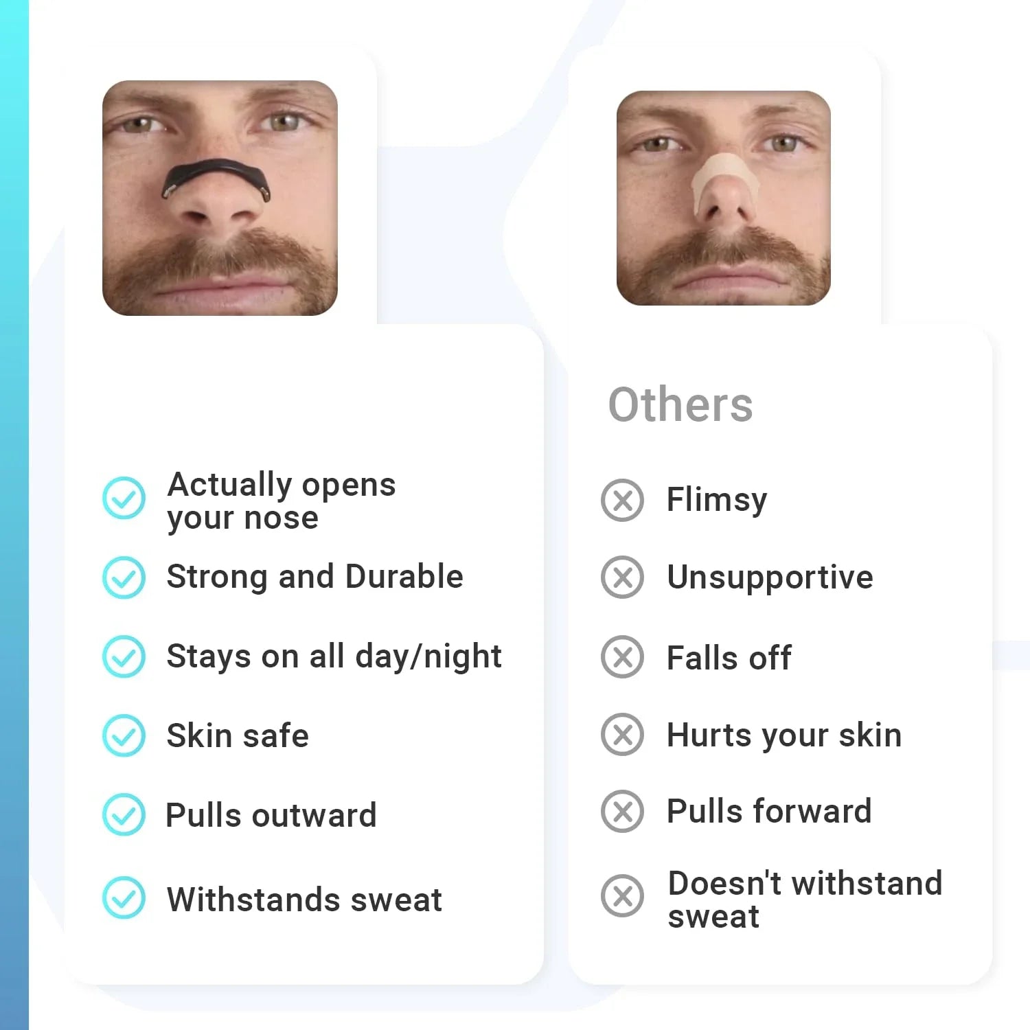 15 Pairs Magnetic Nasal Breathing Dilators – Breathe Better, Sleep Deeper, Train Harder