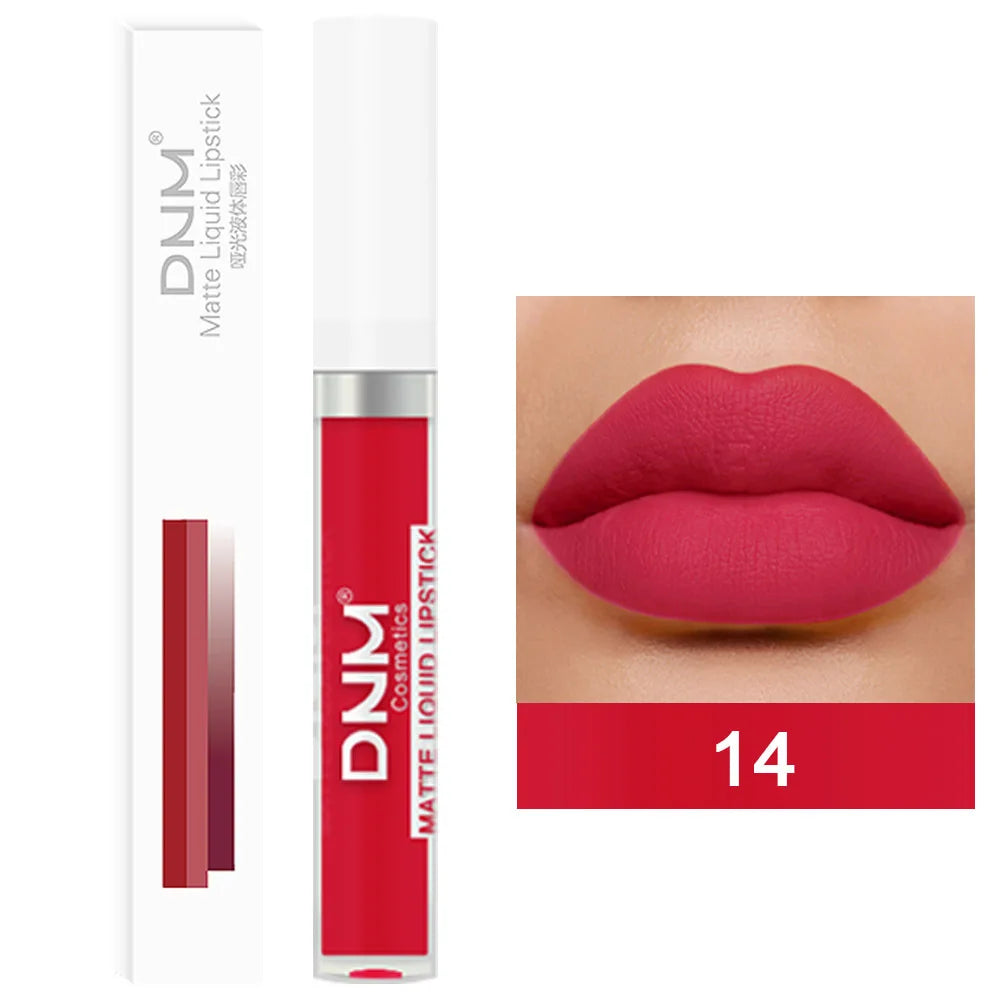 💄 18 Colors Matte Velvet Lip Glaze – Waterproof, Long-Lasting Lip Color