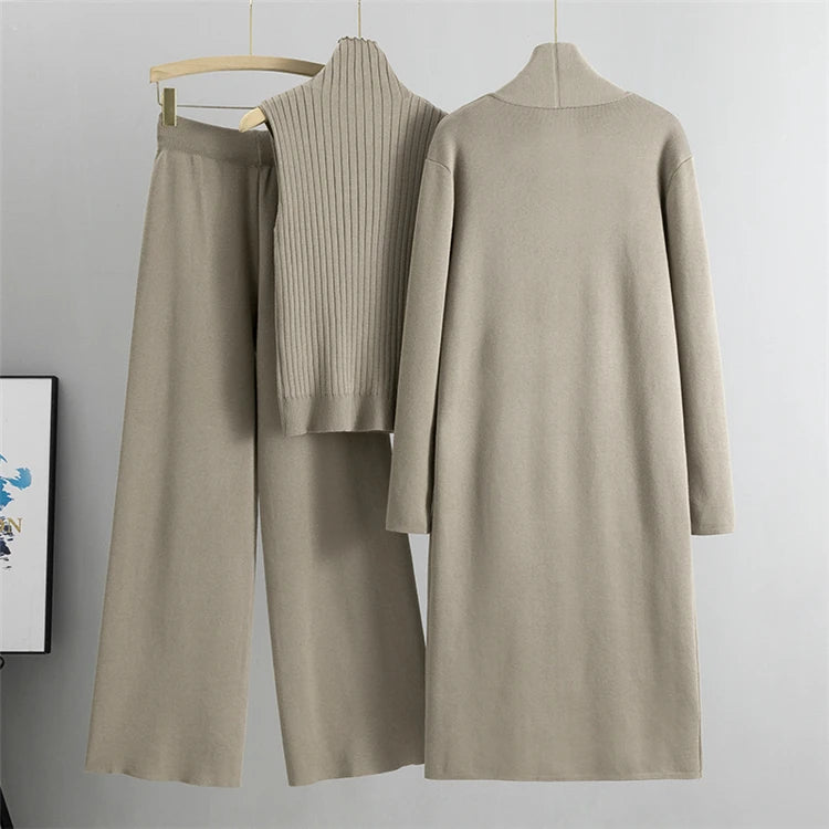 👗 3PCS Solid Tape Patch Tank Top & Pants Set with Coat – Women’s Casual Tracksuit