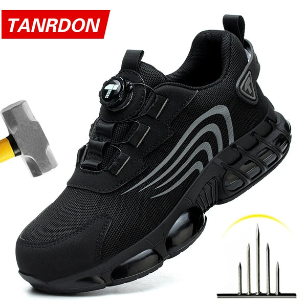 👟 Rotary Button Safety Shoes – Fashion Meets Protection