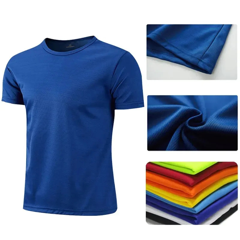 🏃‍♂️ 2025 Men’s Running & Soccer Jersey Quick-Dry Compression Shirt