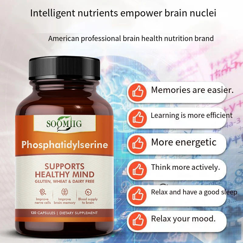 Phosphatidylserine 120 mg Brain Support Capsules