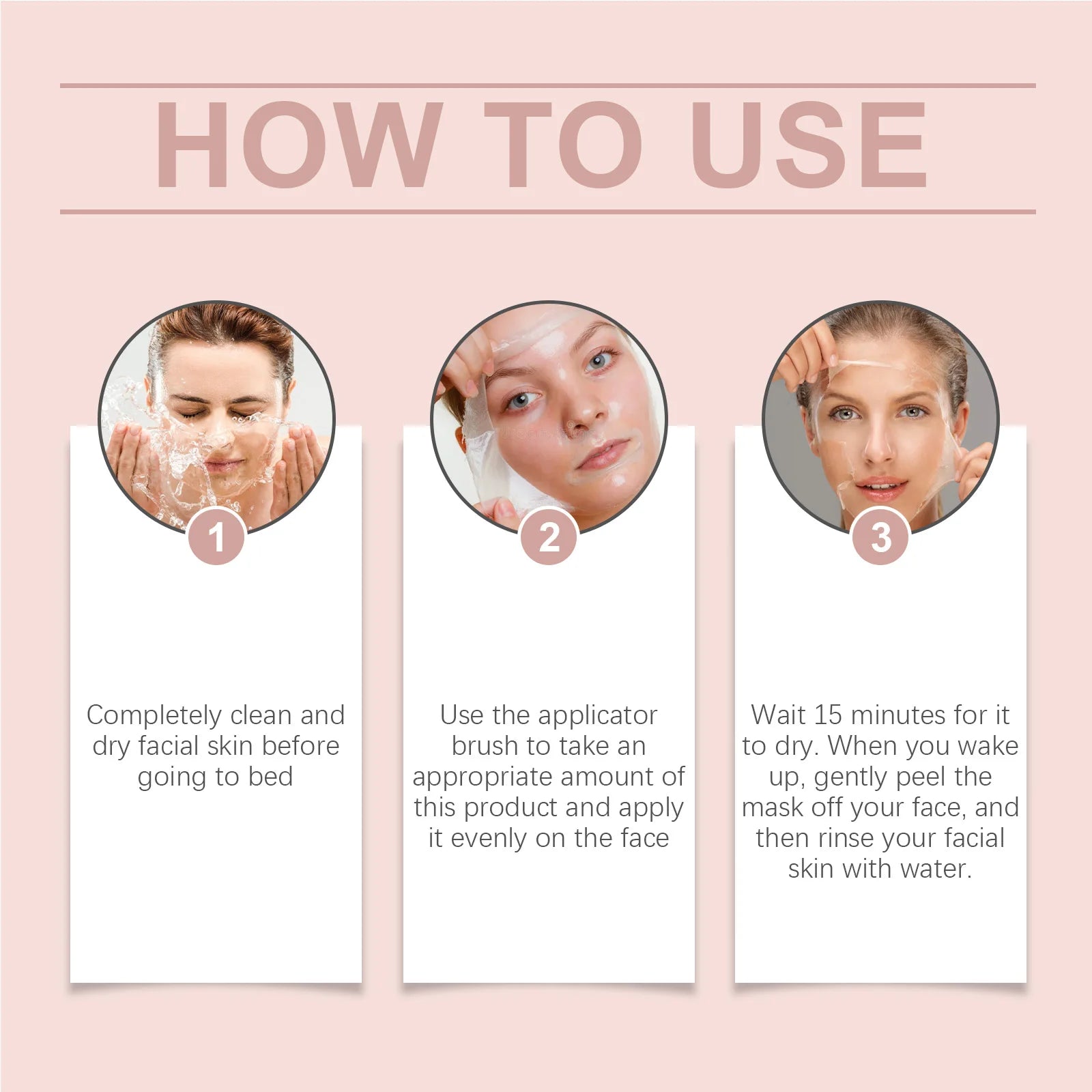 🌙 Collagen Overnight Wrapping Peel Off Facial Mask – Deep Hydration & Skin Renewal