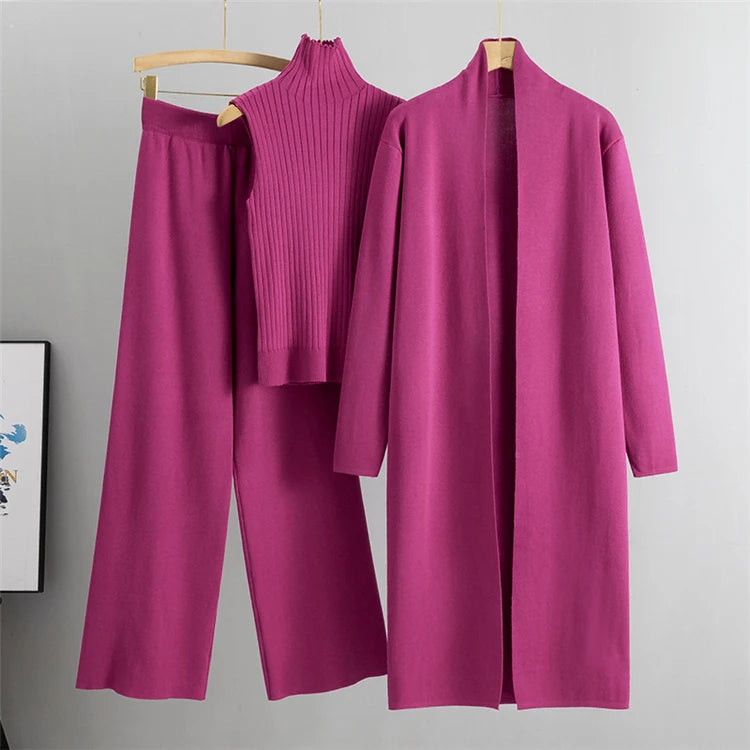 👗 3PCS Solid Tape Patch Tank Top & Pants Set with Coat – Women’s Casual Tracksuit