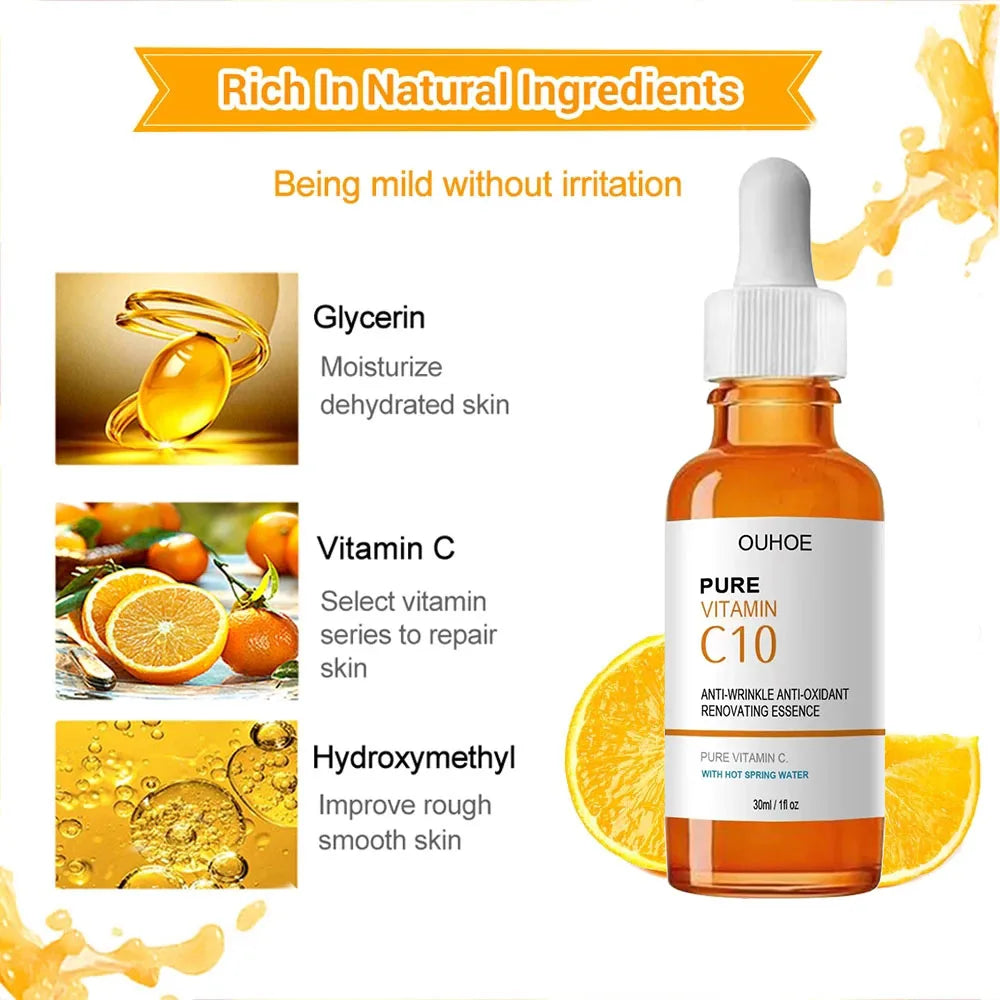 🍊 Vitamin C Wrinkle Remover Face Serum – Lifting, Firming & Brightening