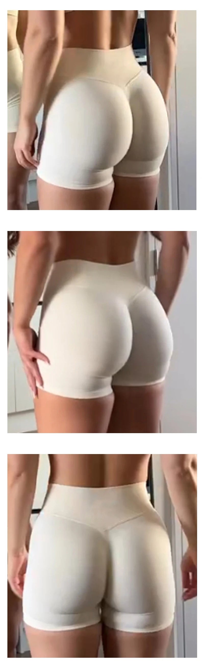 🩷 TKITK Women’s Seamless Shorts – Fitness, Yoga & Cycling Wear