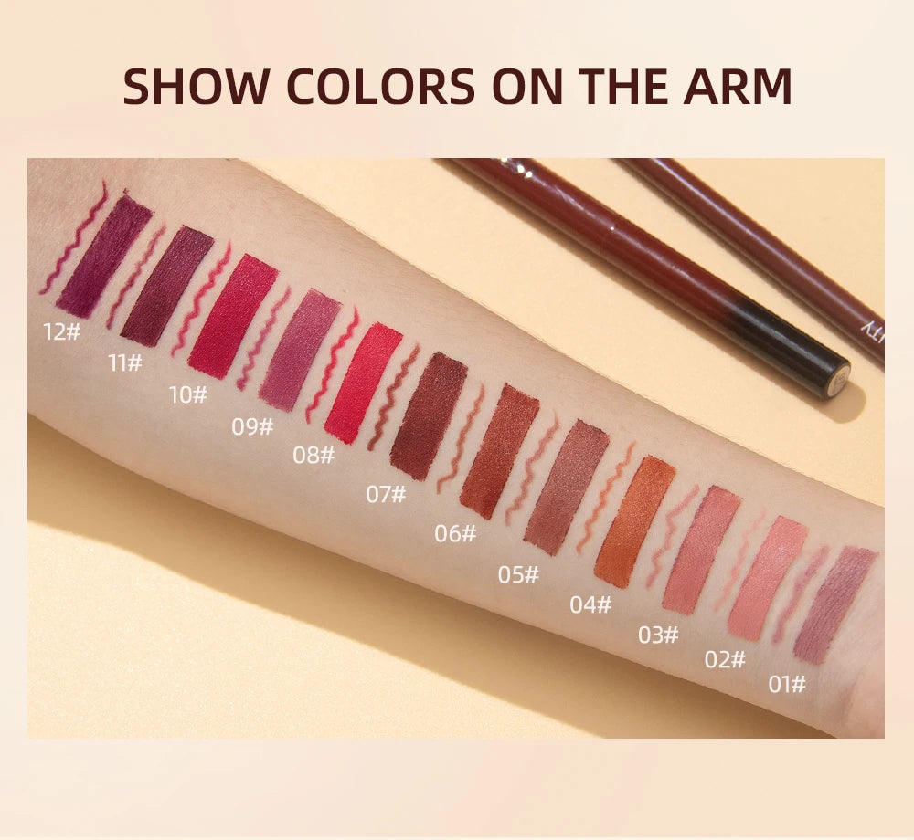 :  💋 QIBEST 2pcs Lipstick & Lipliner Pen Set – Matte Nude Waterproof Duo