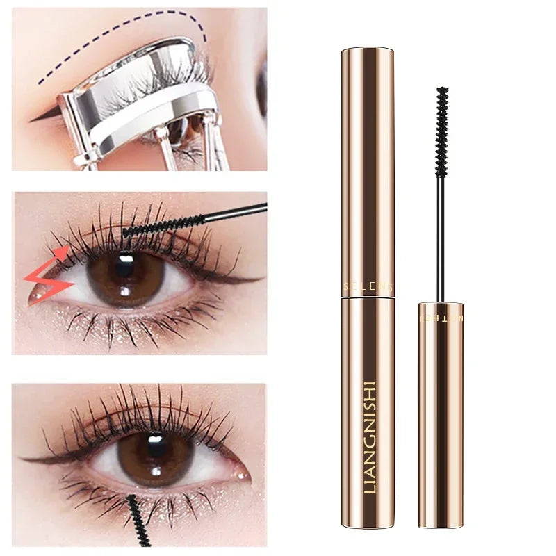 💫 Silk Fiber Matte Mascara – Ultra-Fine Brush Lengthening & Curling