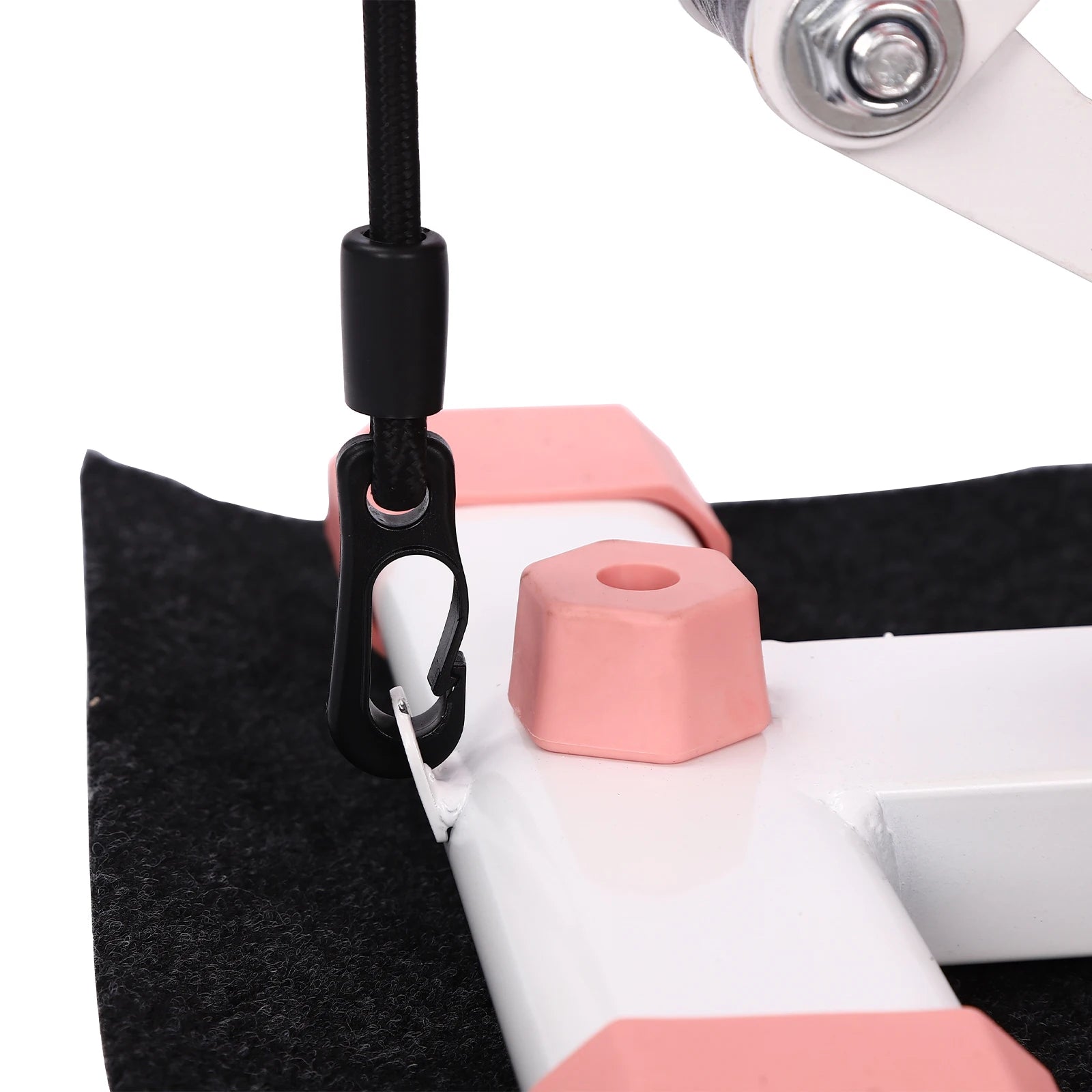 Compact Step Fitness Machine with LCD & Dual Resistance Bands