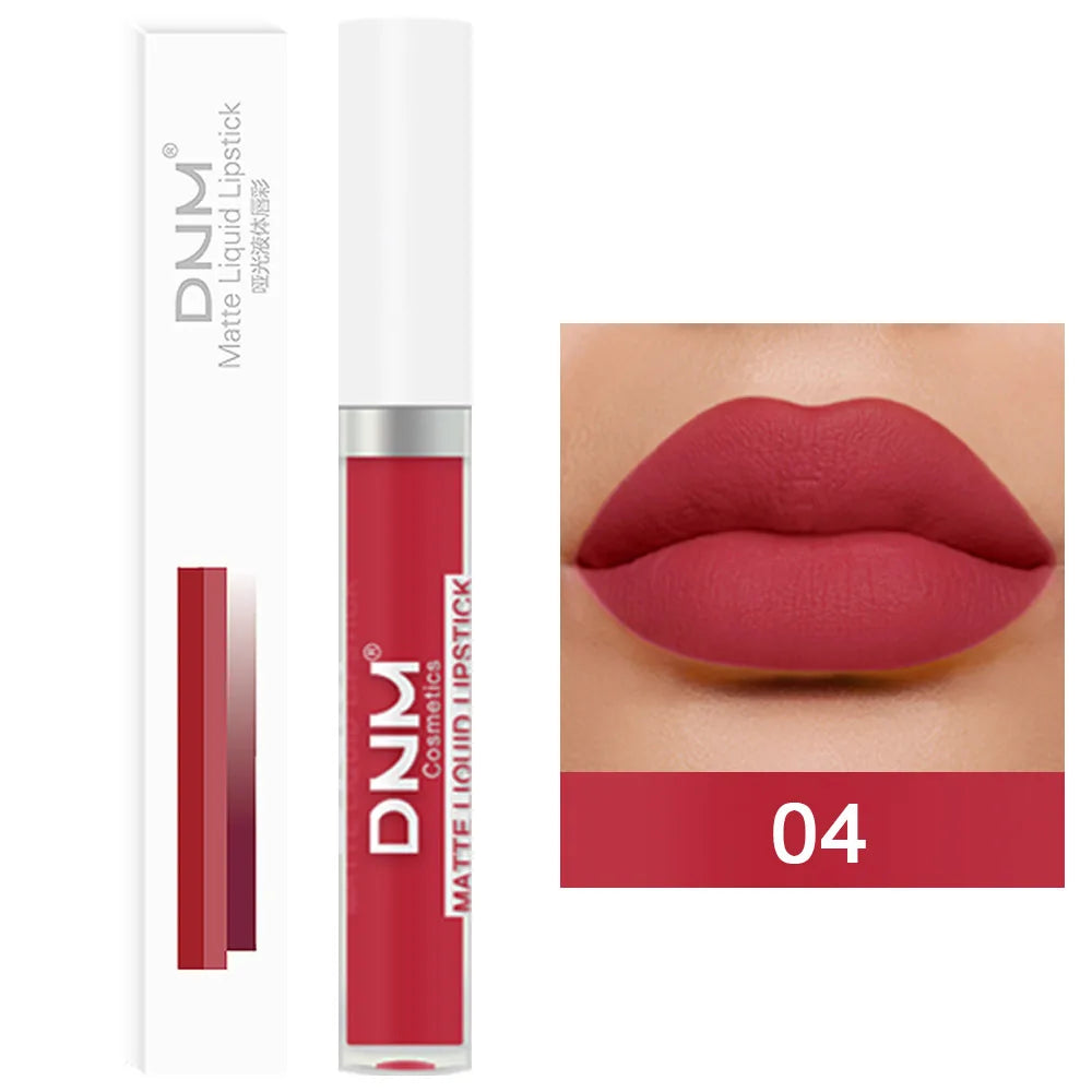 💄 18 Colors Matte Velvet Lip Glaze – Waterproof, Long-Lasting Lip Color
