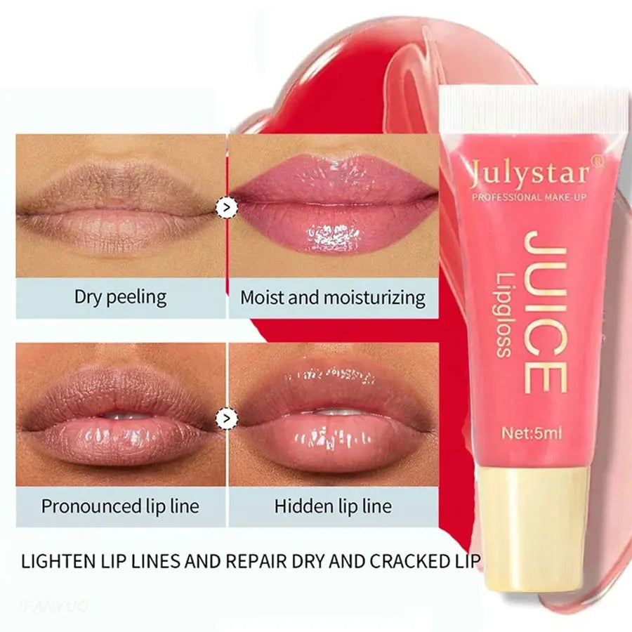 Crystal Clear Jelly Lip Oil – Glossy, Juicy & Ultra-Moisturizing