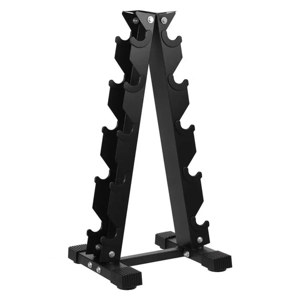 5-Tier Dumbbell Rack – Home Gym Weight Storage Stand