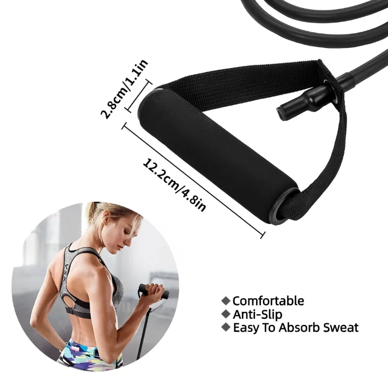Resistance Bands with Handles – 5-Level Full-Body Workout for Home or Gym