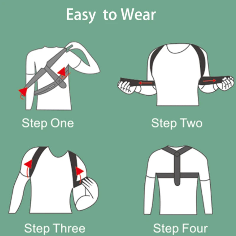 Adjustable Back Shoulder Posture Corrector Belt – Align Your Spine & Boost Confidence
