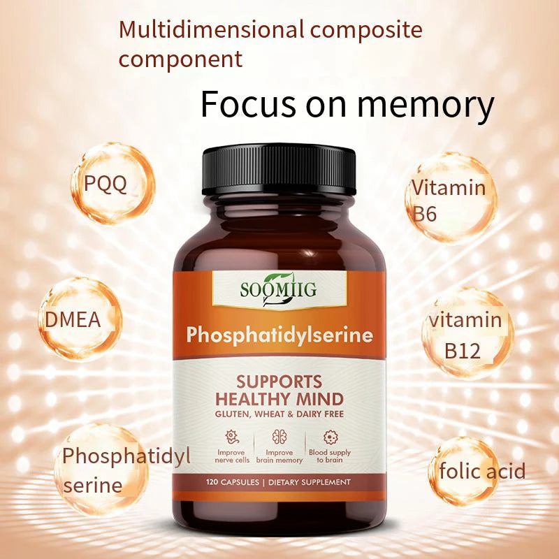 Phosphatidylserine 120 mg Brain Support Capsules