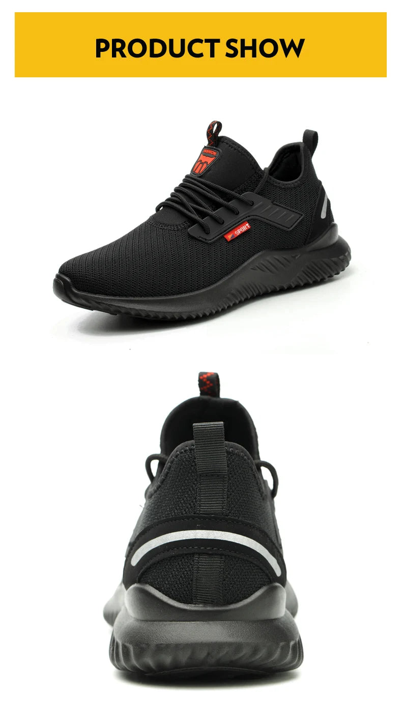 🛠️ Steel Toe Work Sneakers – Indestructible Safety & Style