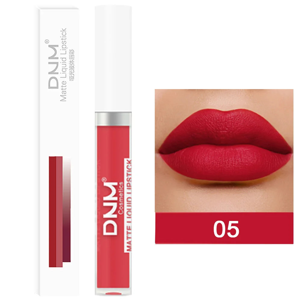 💄 18 Colors Matte Velvet Lip Glaze – Waterproof, Long-Lasting Lip Color