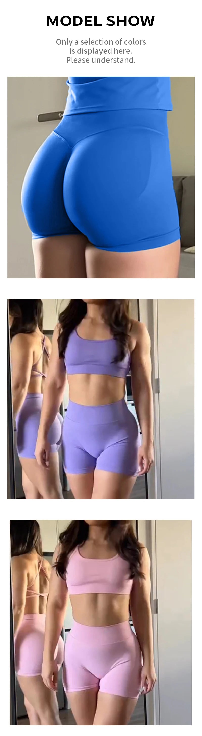 🩷 TKITK Women’s Seamless Shorts – Fitness, Yoga & Cycling Wear