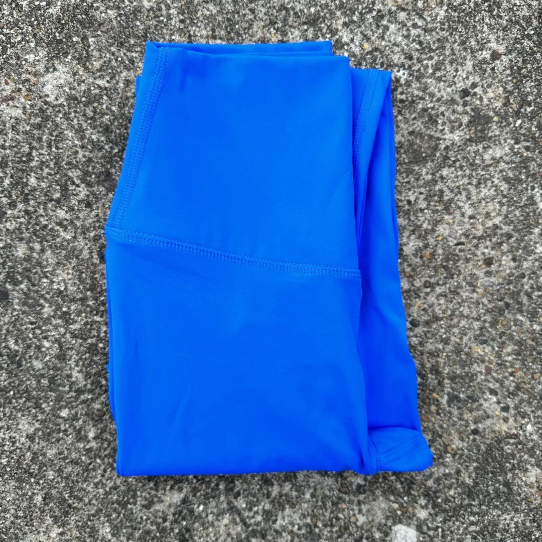 🧘 Solid Color High Waist Yoga Leggings with Back Waist Pocket