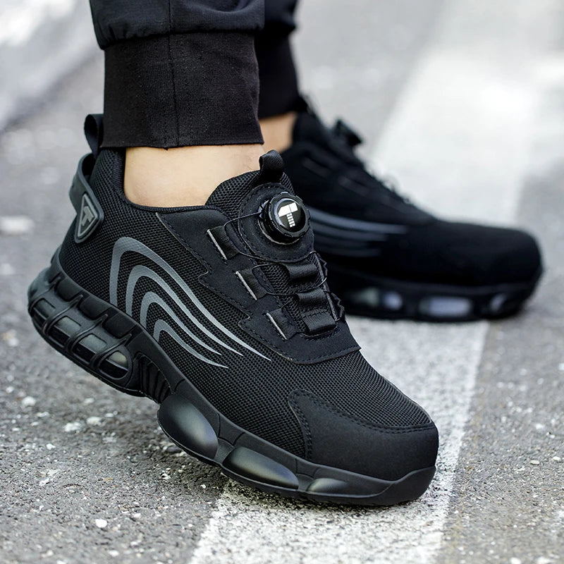 👟 Rotary Button Safety Shoes – Fashion Meets Protection