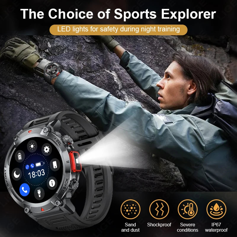 LIGE Flashlight Smartwatch
