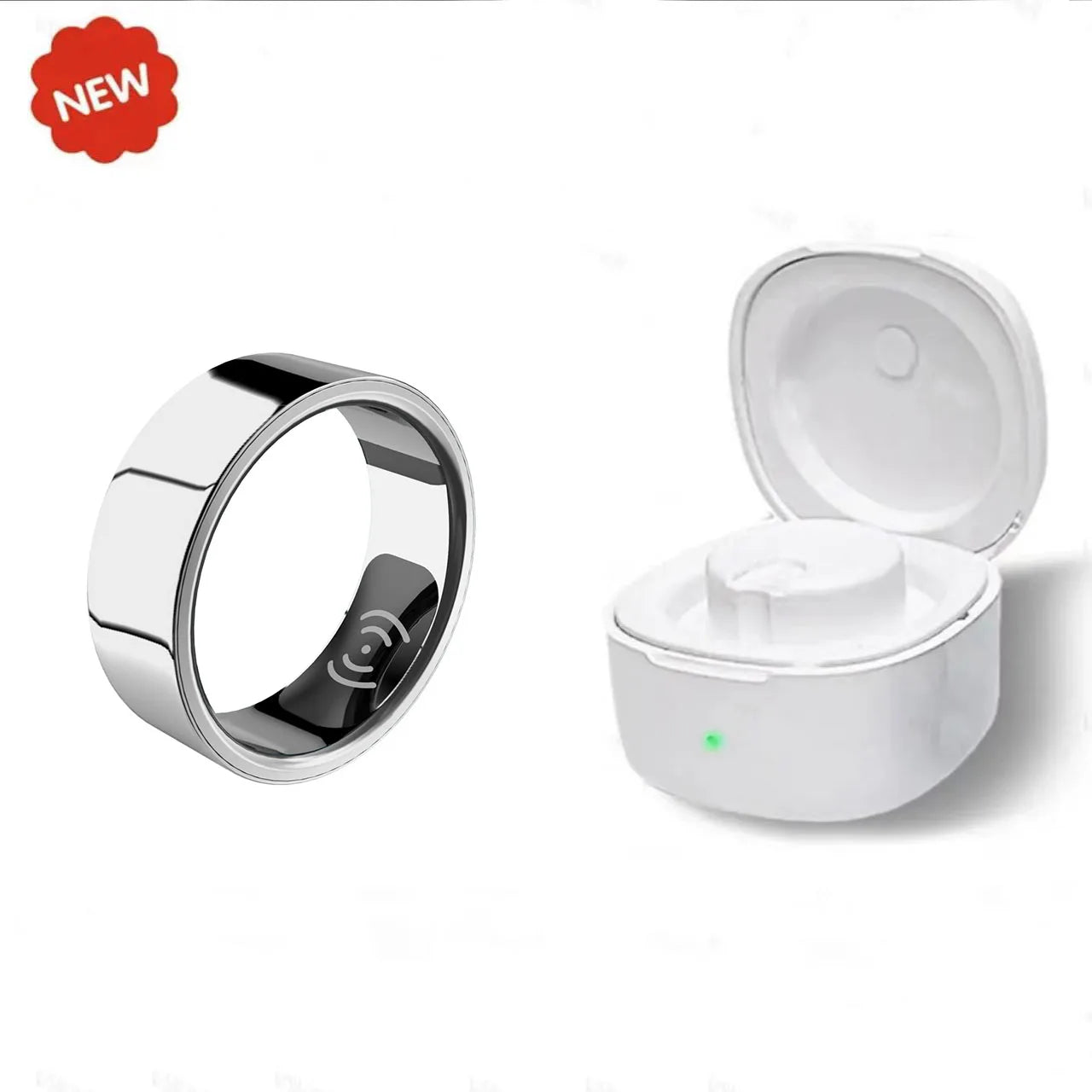 SR200 Smart Ring – Health Tracker with Heart Rate & Oxygen Monitor