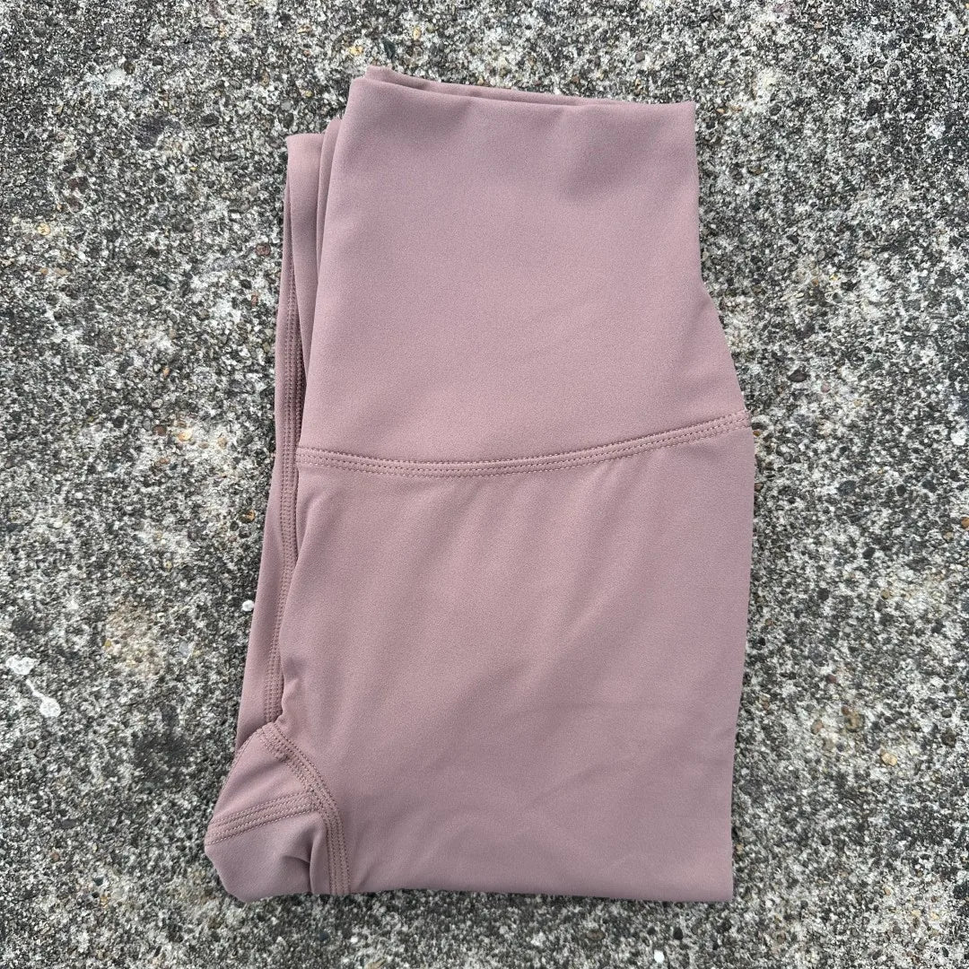 🧘 Solid Color High Waist Yoga Leggings – Buttery Soft Women’s Sport Pants