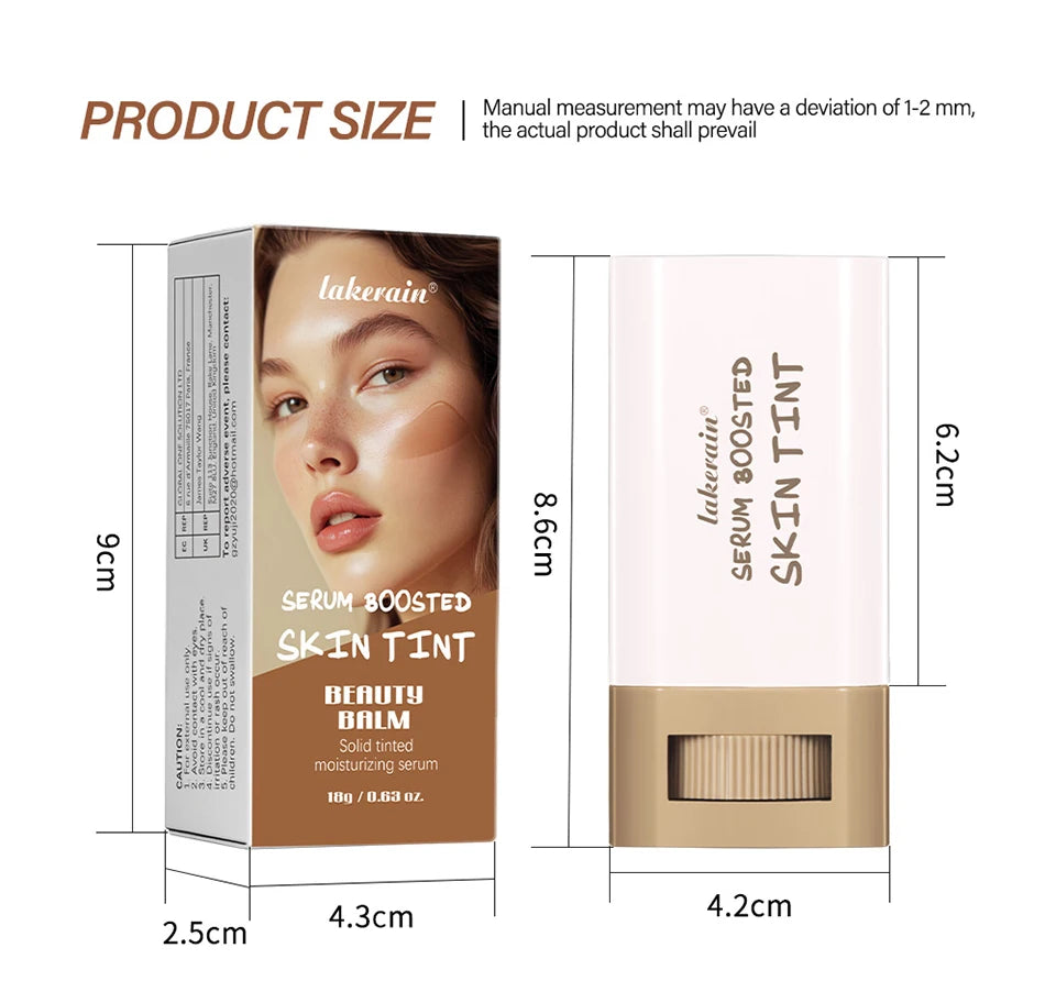 Serum-Boosted Stick Foundation – Smooth, Plump & Glow On the Go