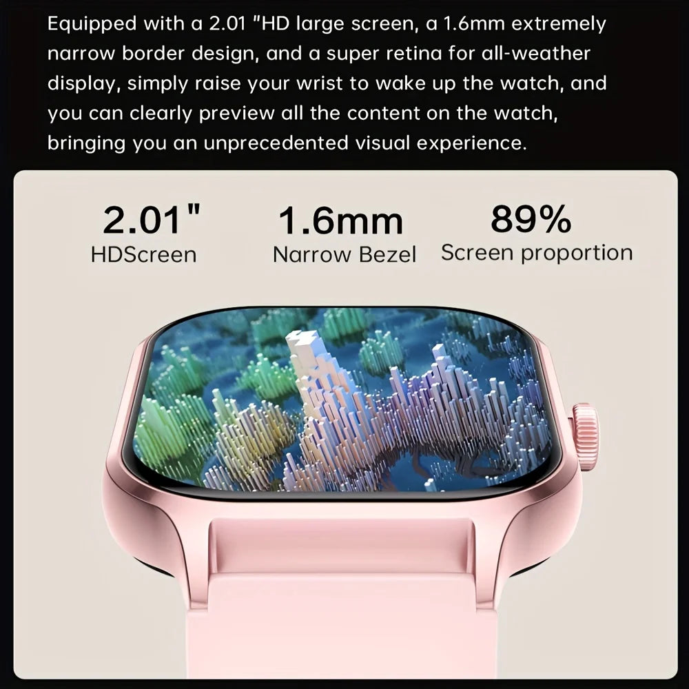 Wireless Calling Smartwatch with Multi-Sport & APP Reminders