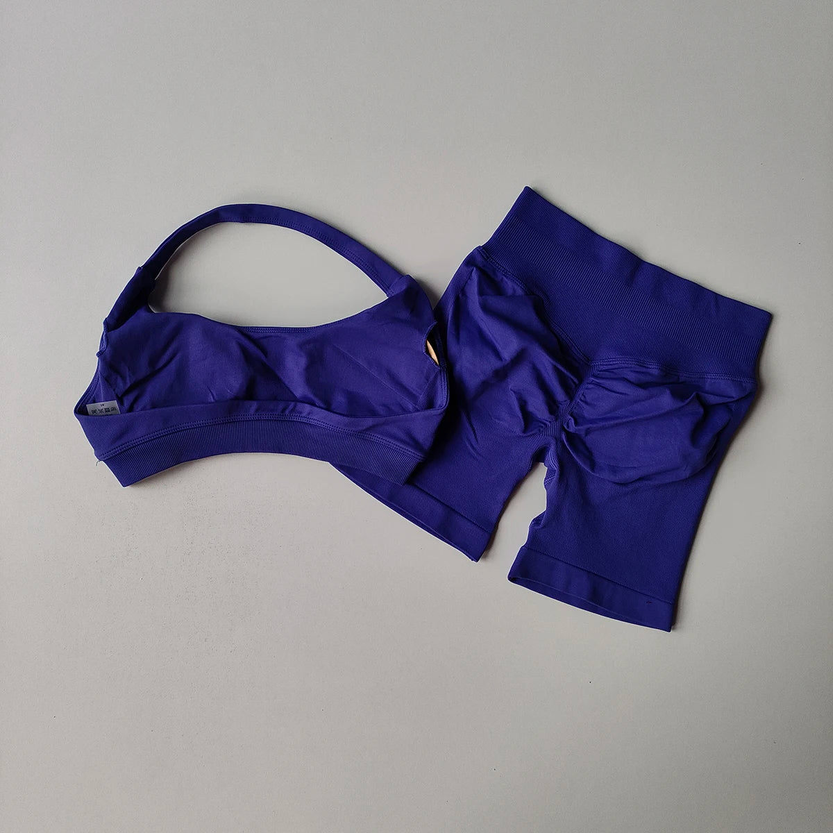 :  🧘‍♀️ 2 Pieces Seamless Yoga Set – Women’s Sports Bra & Shorts Workout Outfit