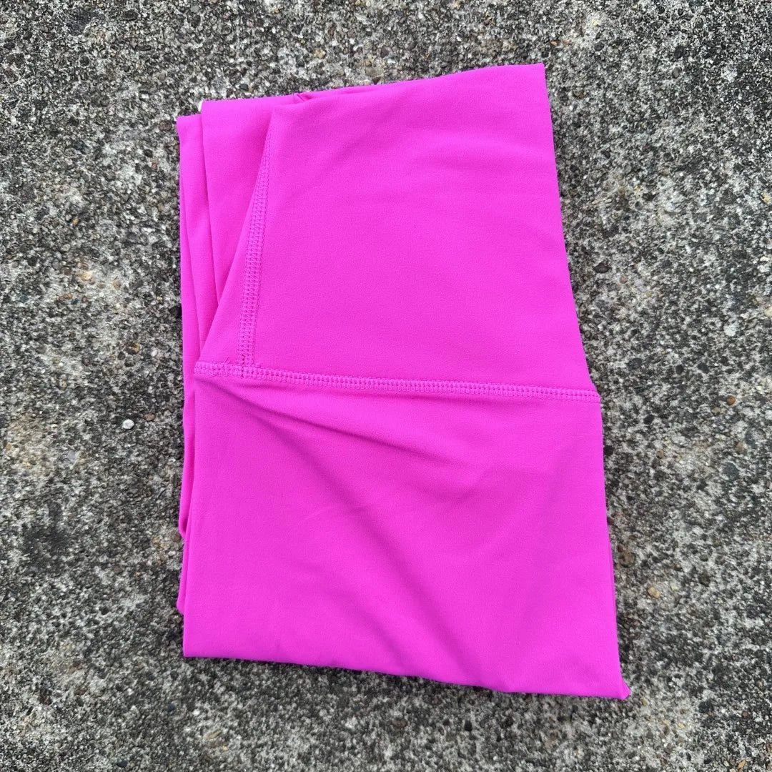🧘 Solid Color High Waist Yoga Leggings – Buttery Soft Women’s Sport Pants