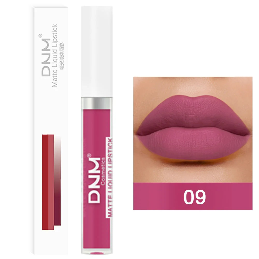 💄 18 Colors Matte Velvet Lip Glaze – Waterproof, Long-Lasting Lip Color