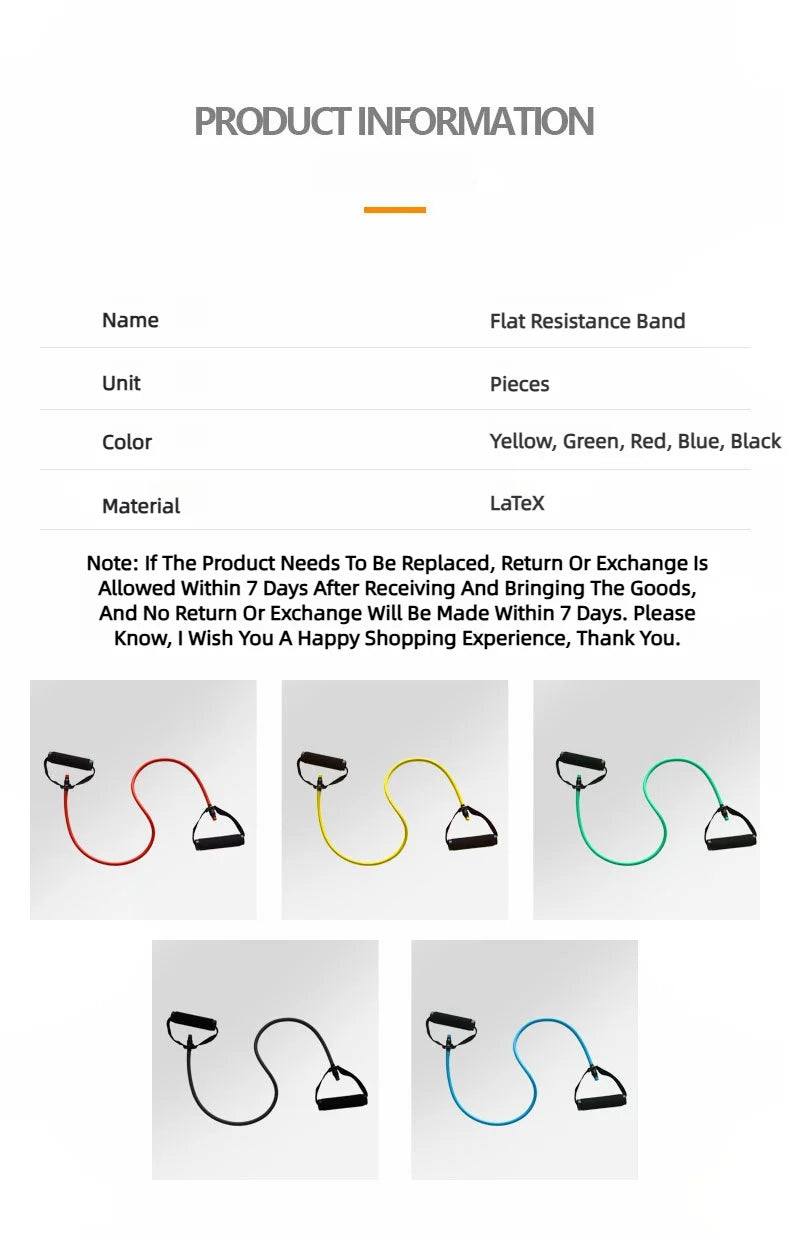 Resistance Bands with Handles – 5-Level Full-Body Workout for Home or Gym