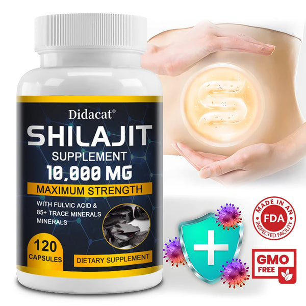Pure Shilajit Supplement with Fulvic Acid & Trace Minerals