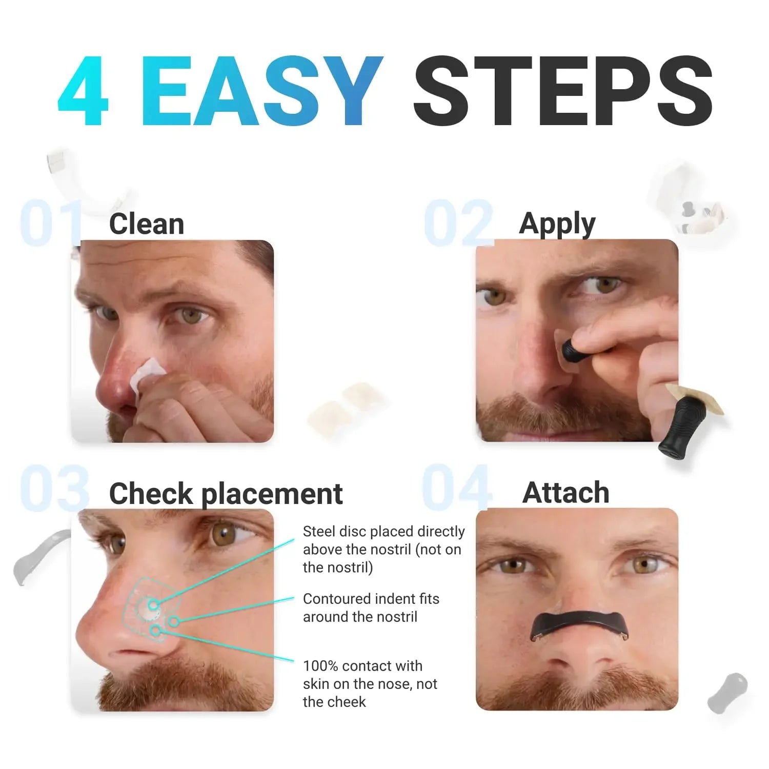 15 Pairs Magnetic Nasal Breathing Dilators – Breathe Better, Sleep Deeper, Train Harder